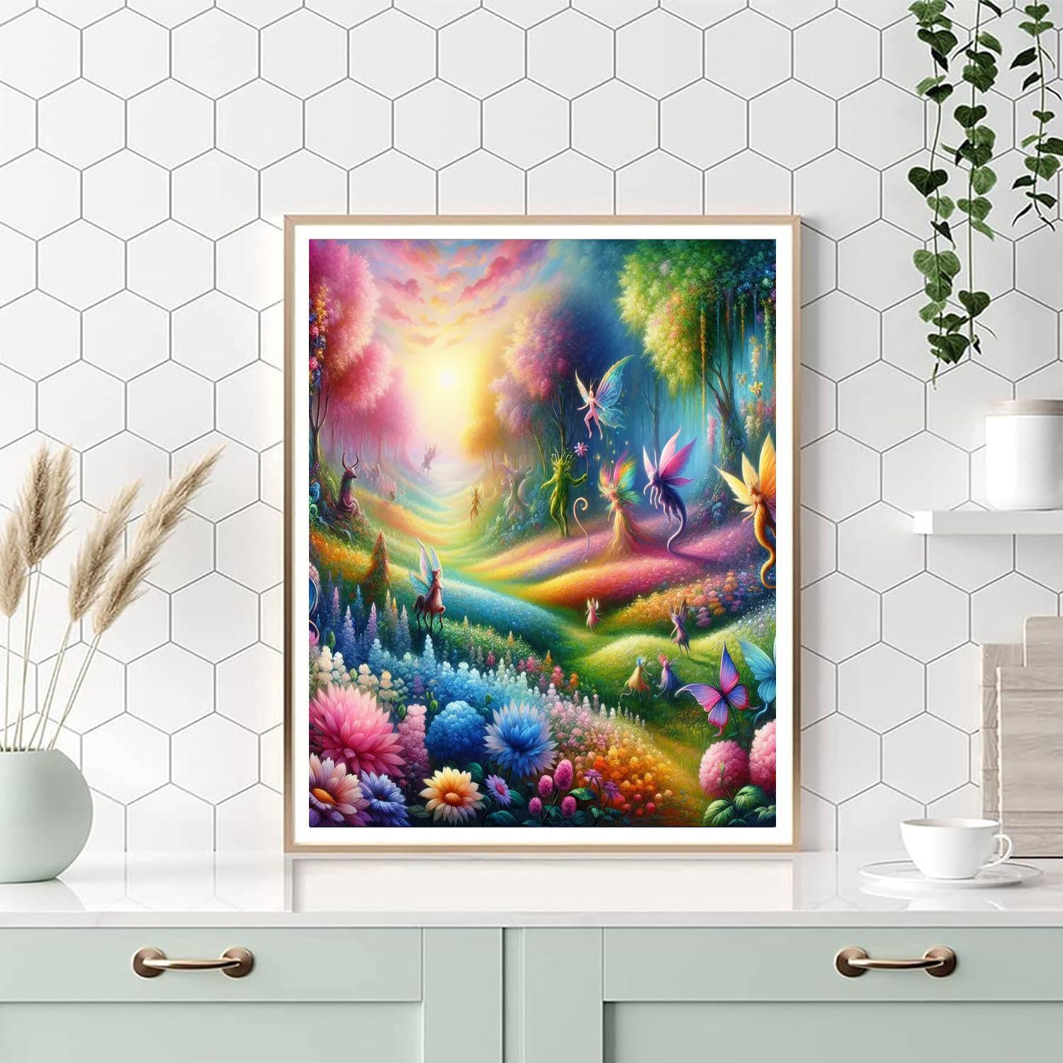 Enchanting Fairy Tale Adventure Numbered Painting Kits