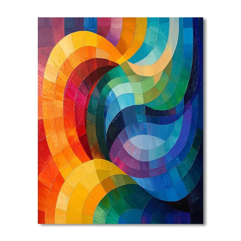 Paul Klee Inspired Flowing Inspirations  Painting Number Kit