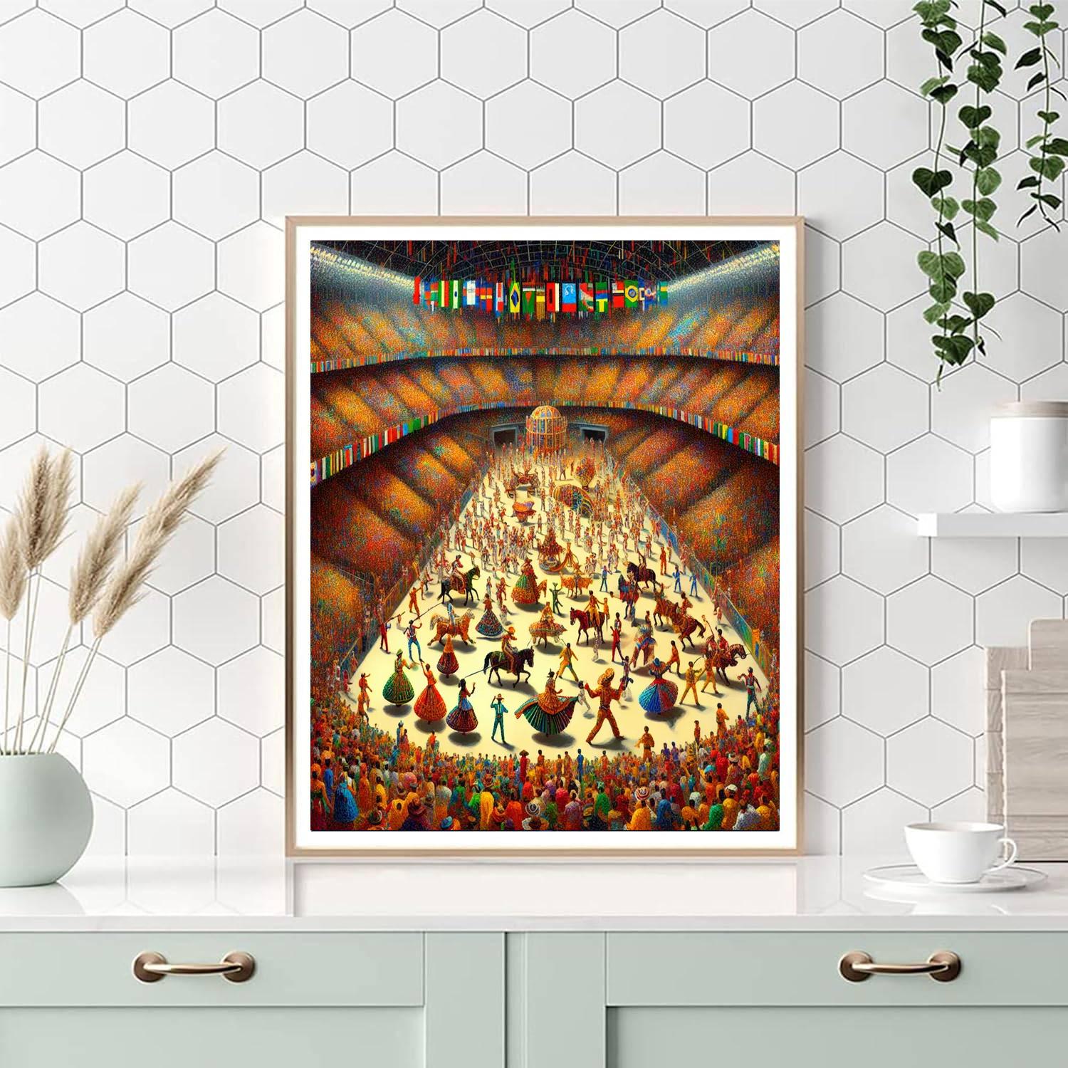 Parintins Folklore Festival - Brazil Paint By Numbers Kits