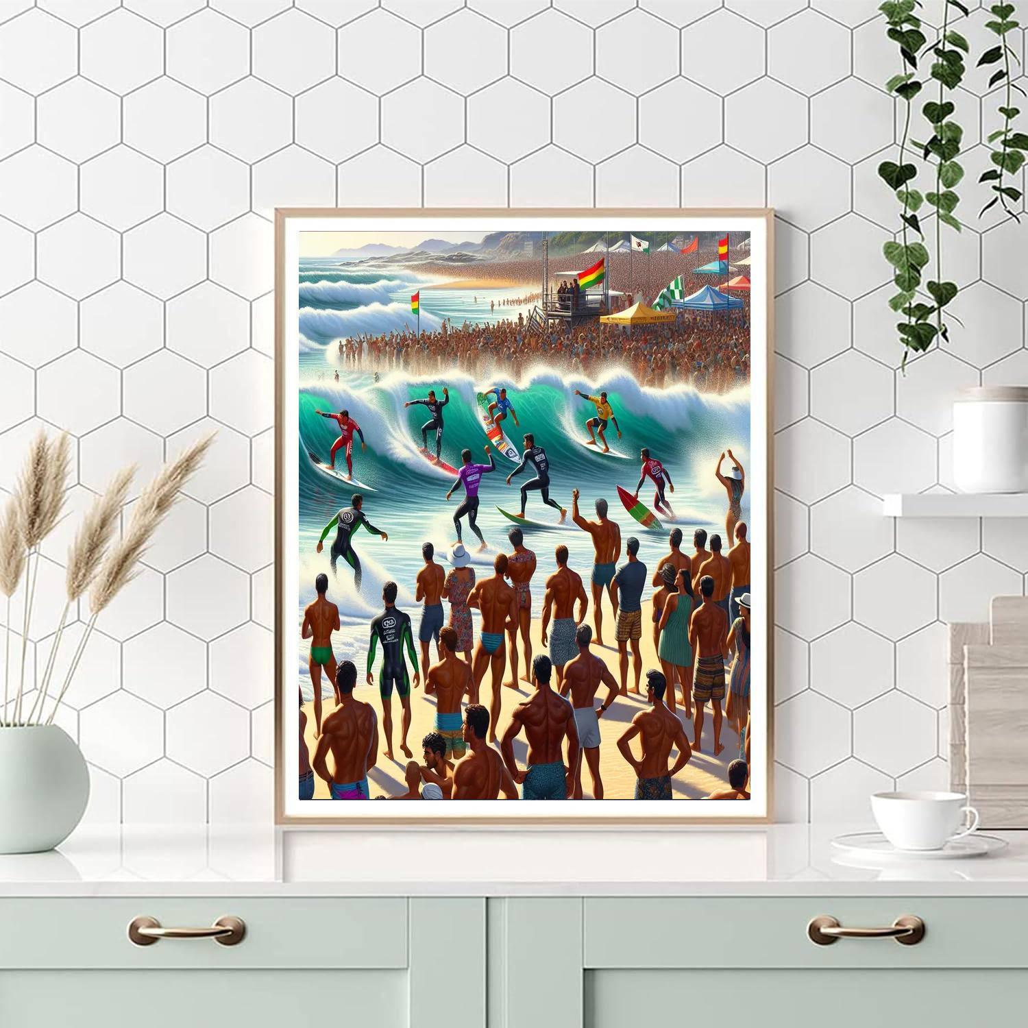 World Cup Of Surfing - Australia Paint By Number