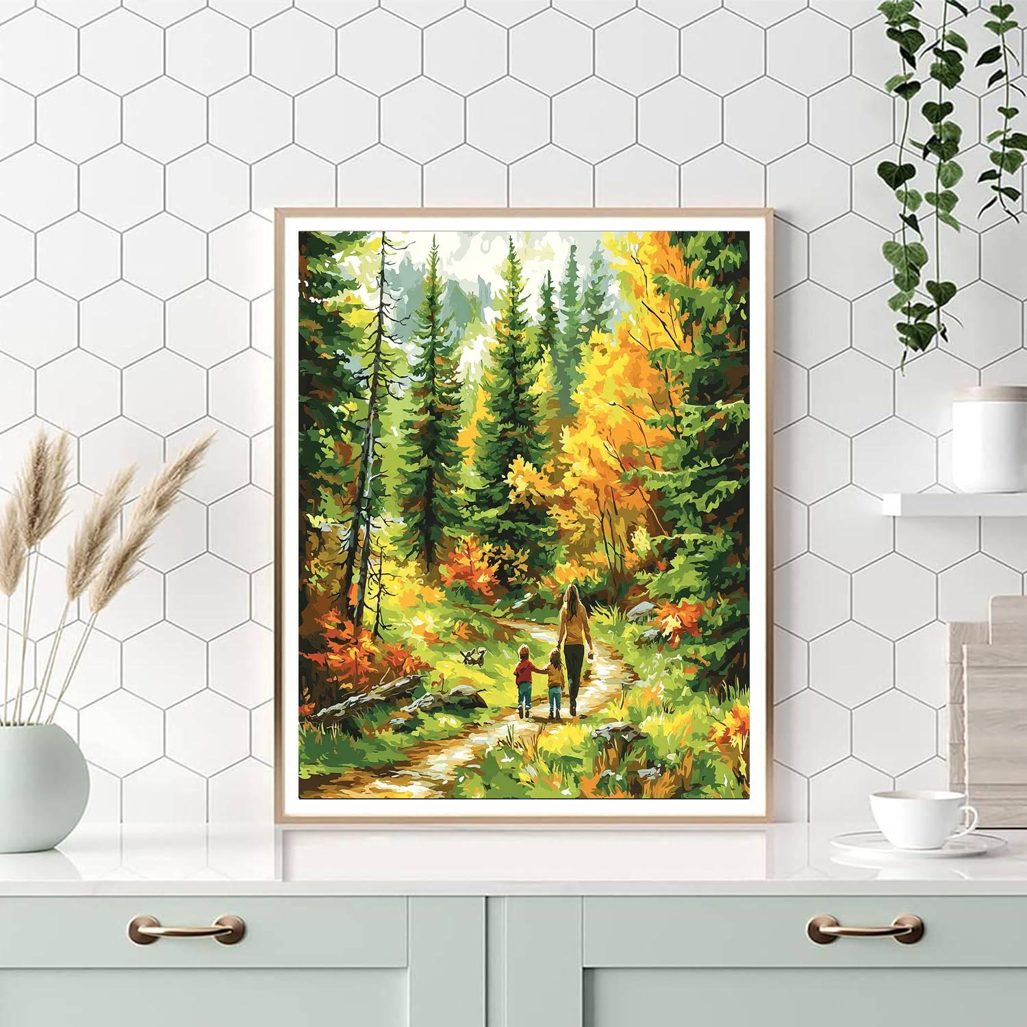 Mommy And Me On A Adventure Paint By Numbers Kits