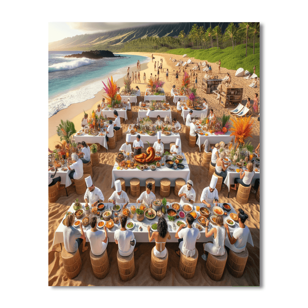 Hawaii Food & Wine Festival - Usa DIY Paint By Numbers