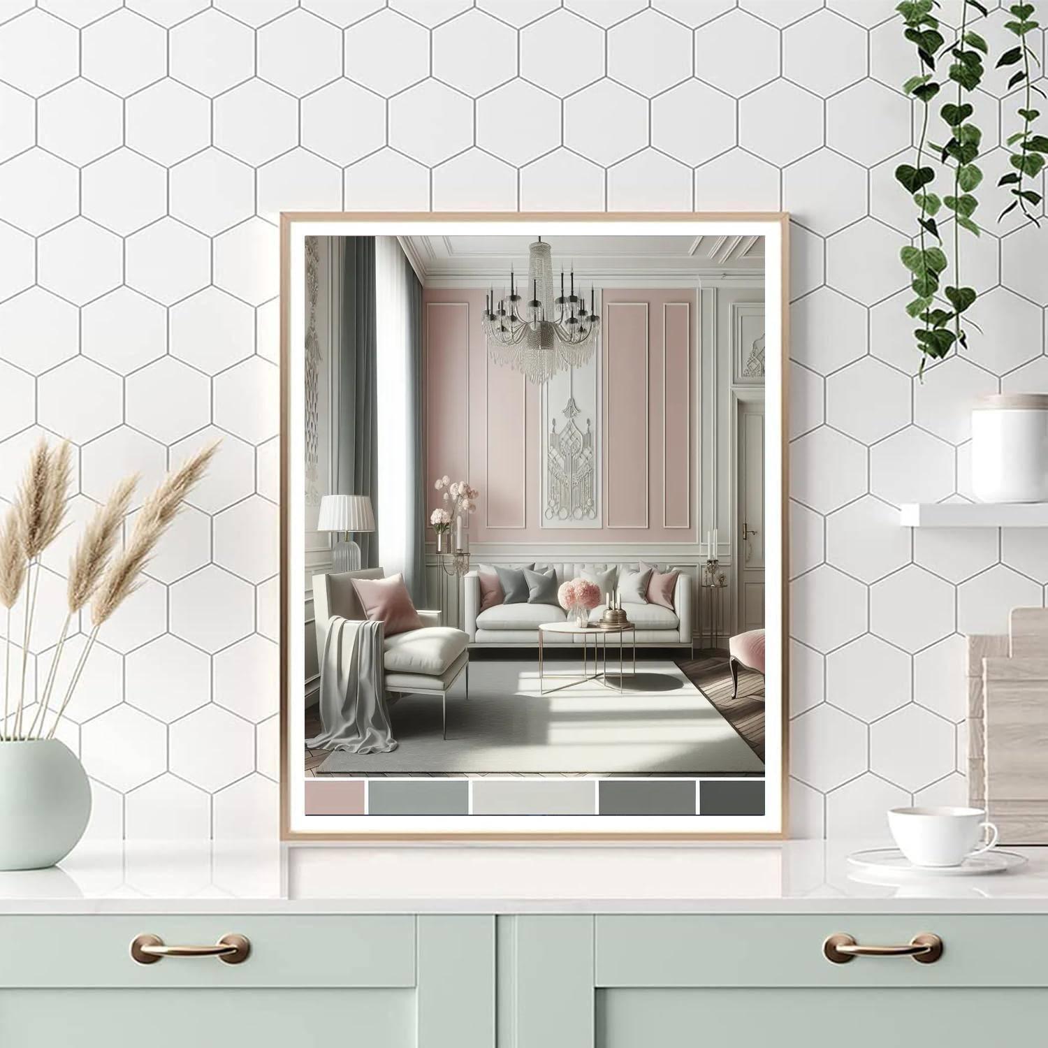 Chic Boudoir Number Painting