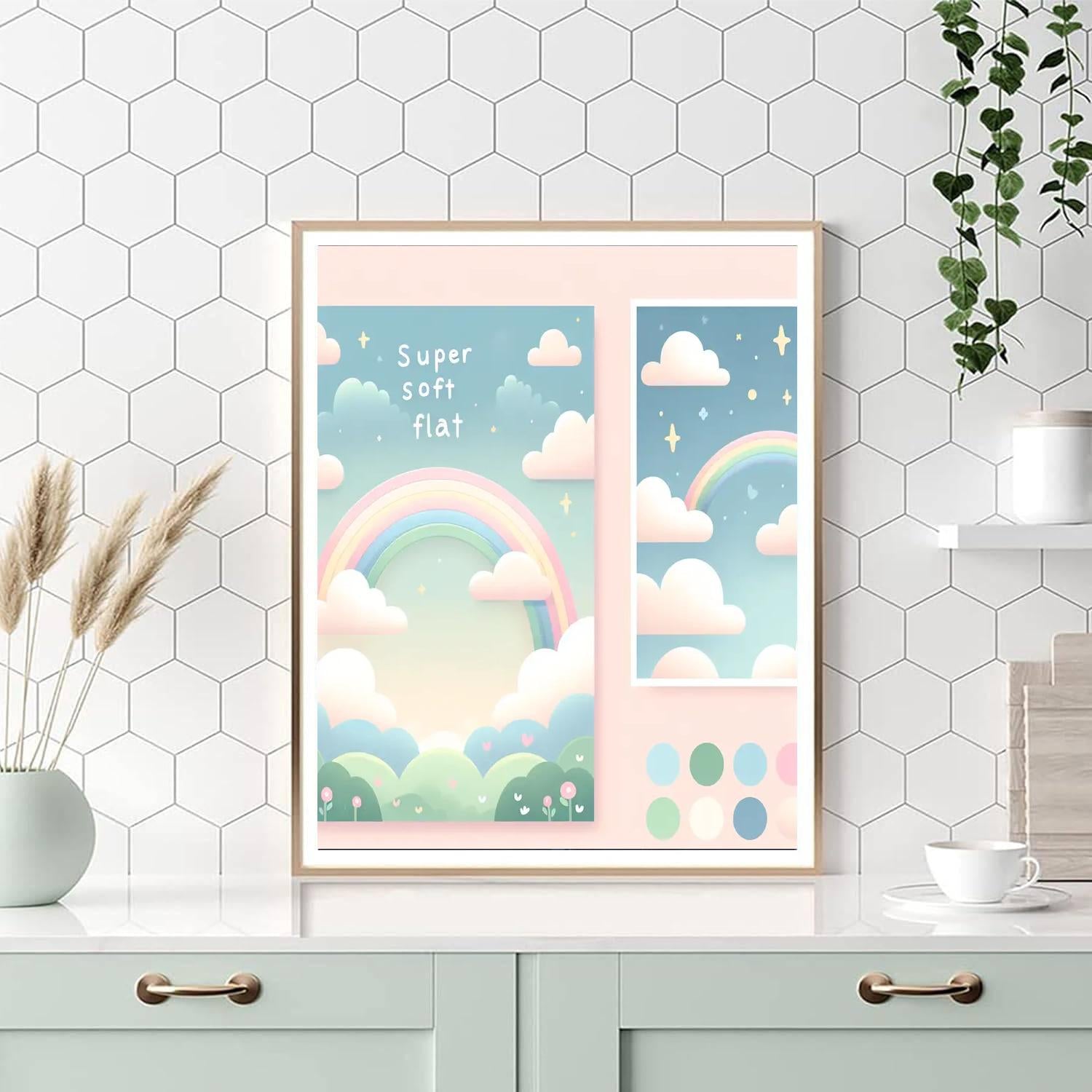 Dreamy Cloudscape Fantasy Numbered Painting Kits