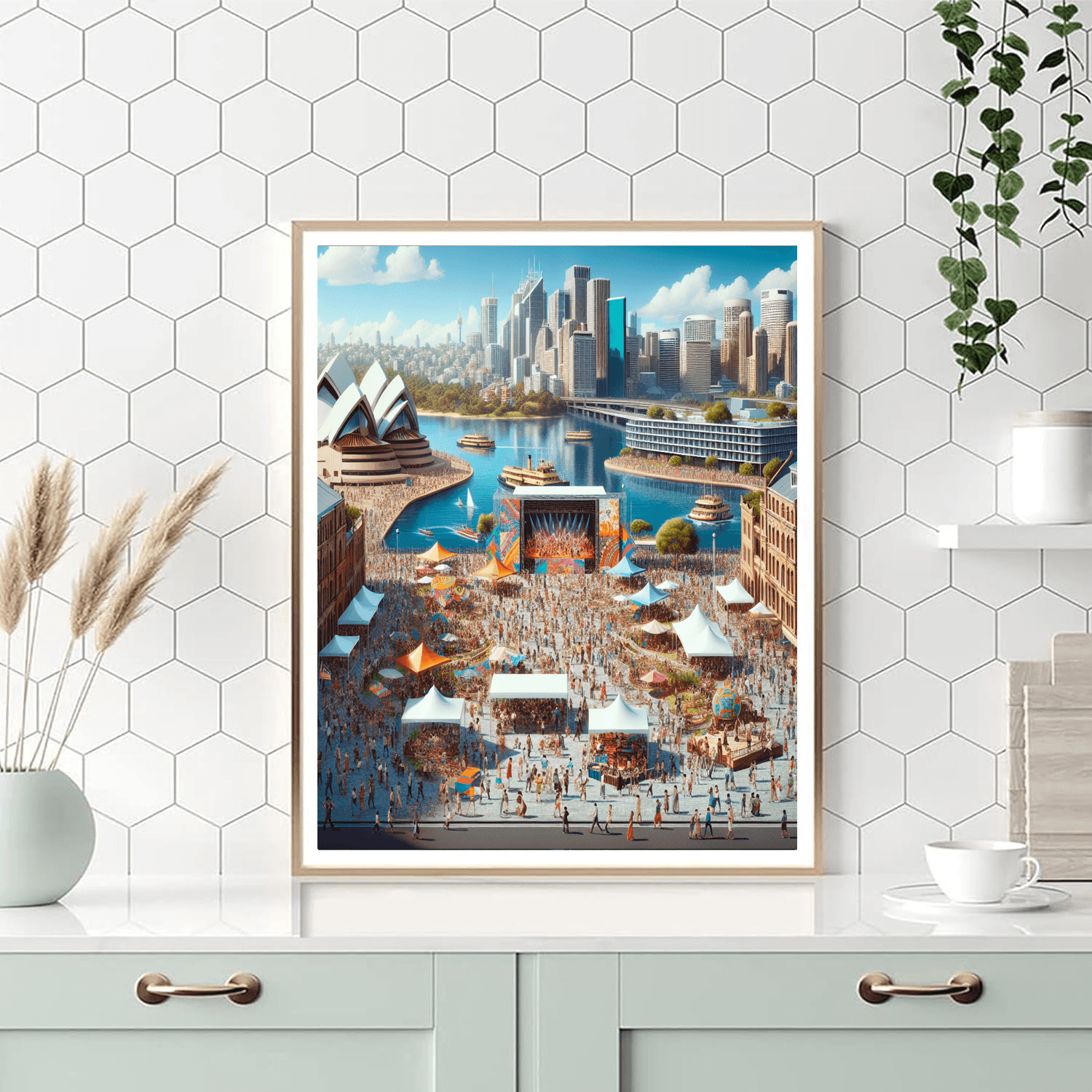 Sydney Festival - Sydney, Australia Painting By Numbers Kit