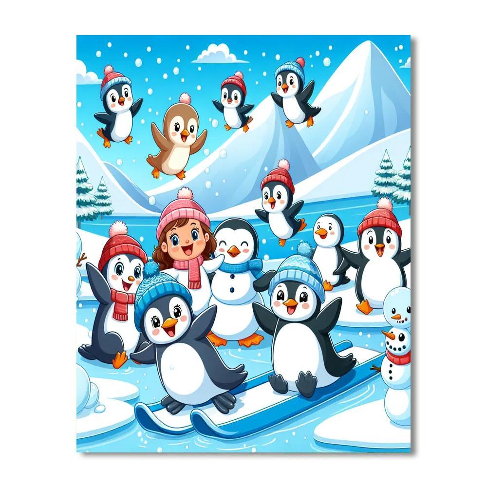 Adventure On The Ice Paint By Color