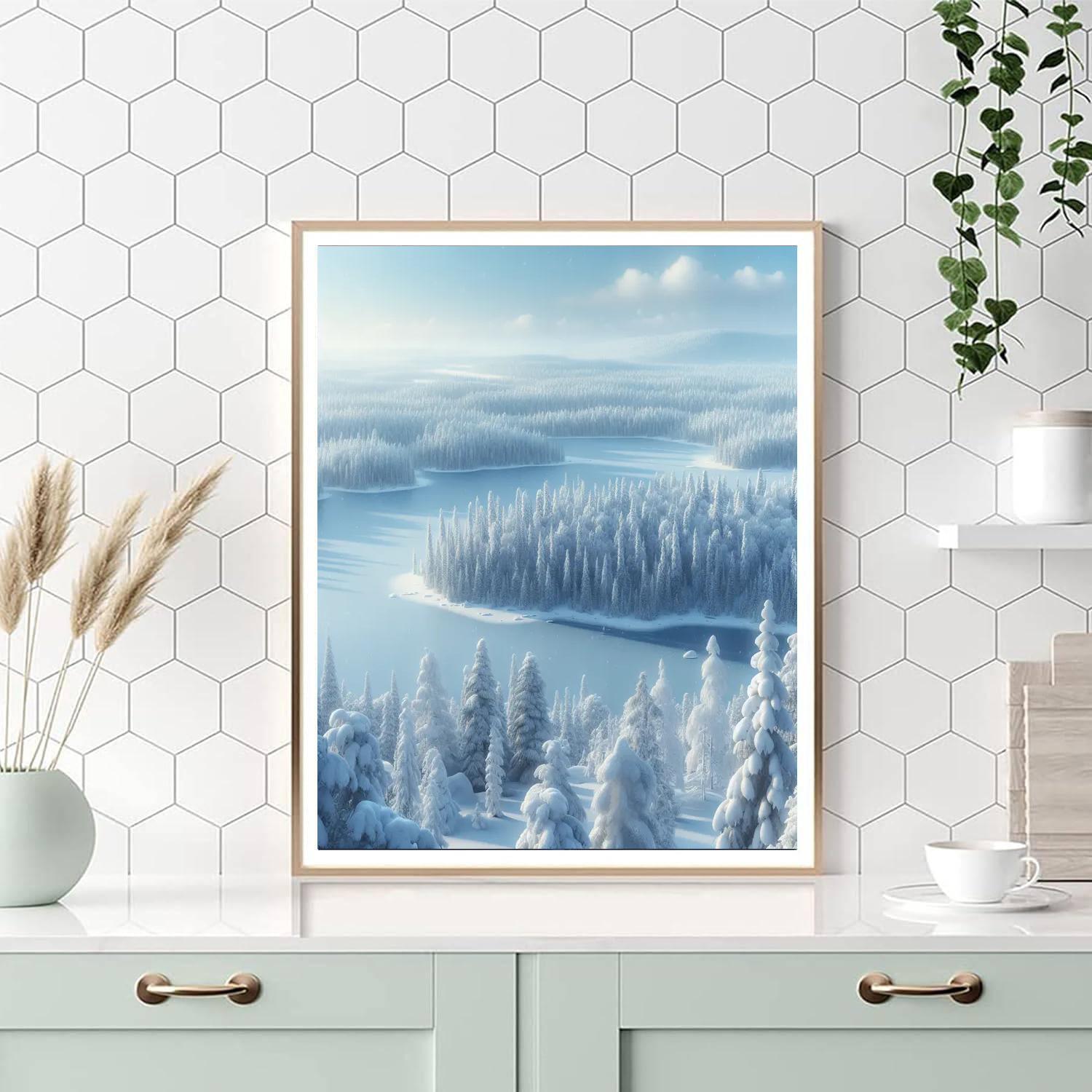 Northern Winter Numbered Painting Kits