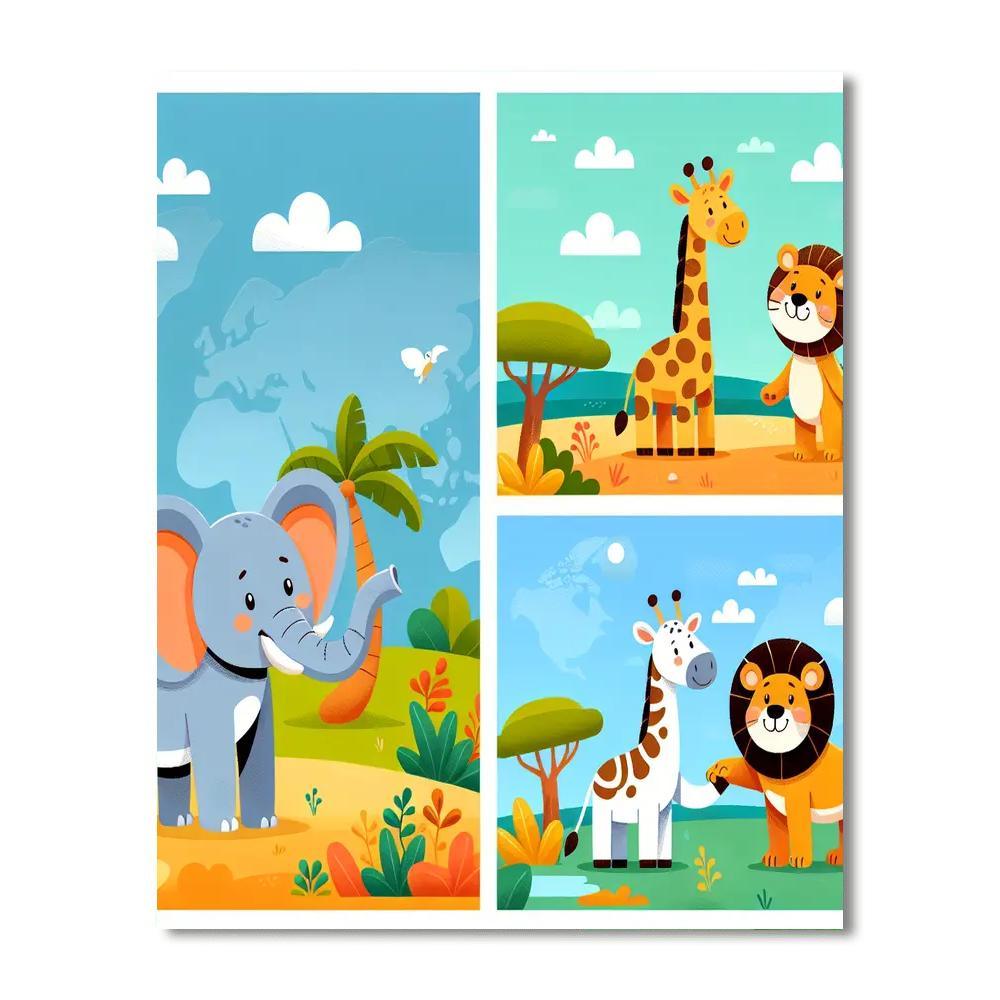 World Safari Expedition Paint By Color