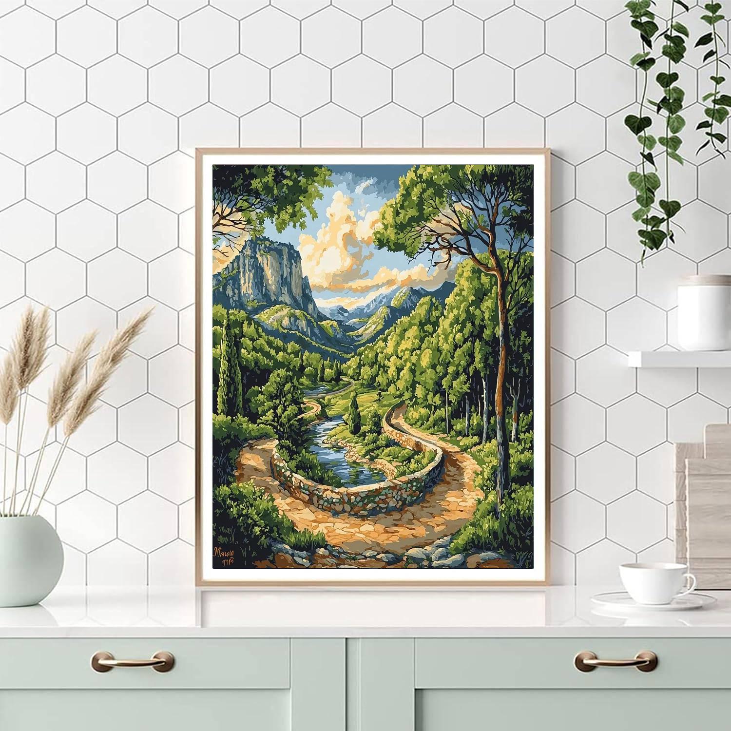 Michelangelo Inspired Timeless Cycle  Paint By Numbers