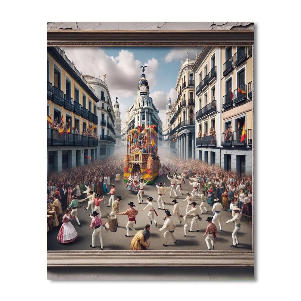 San Isidro Festival - Spain Painting By Numbers Kit