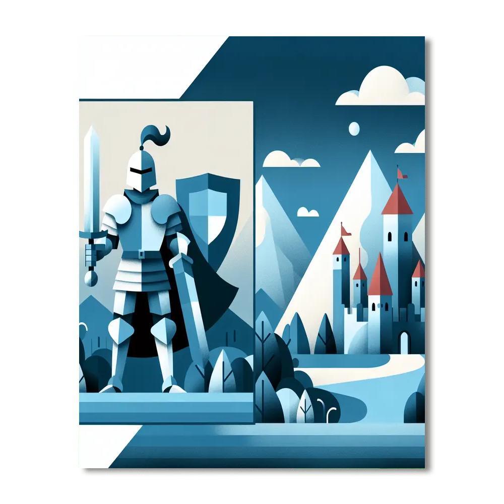 Noble Knight Quest Paint By Numbers Kits