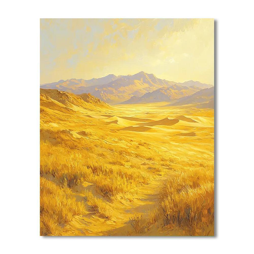 John Singer Sargent Inspired Radiant Desert Harmony  Paint By Color