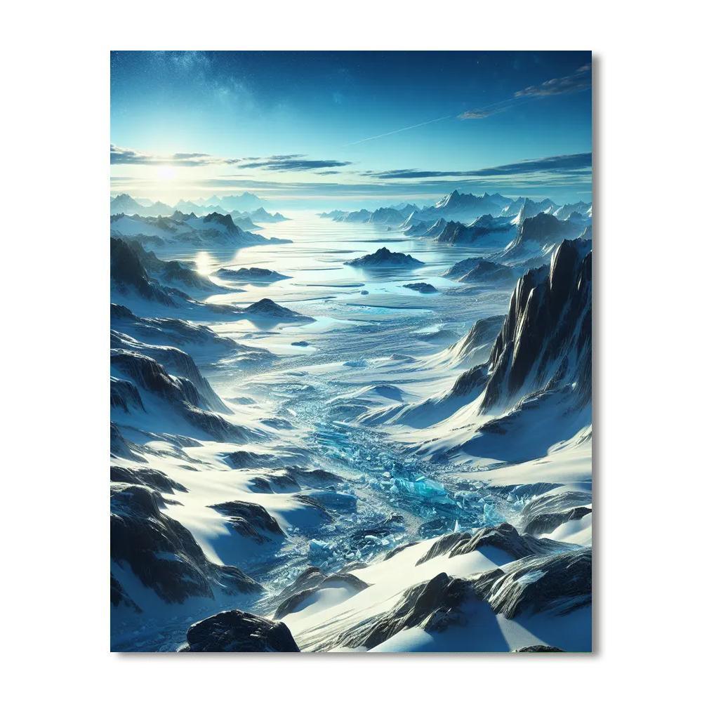 Arctic Tundra Majesty Painting Number Kit