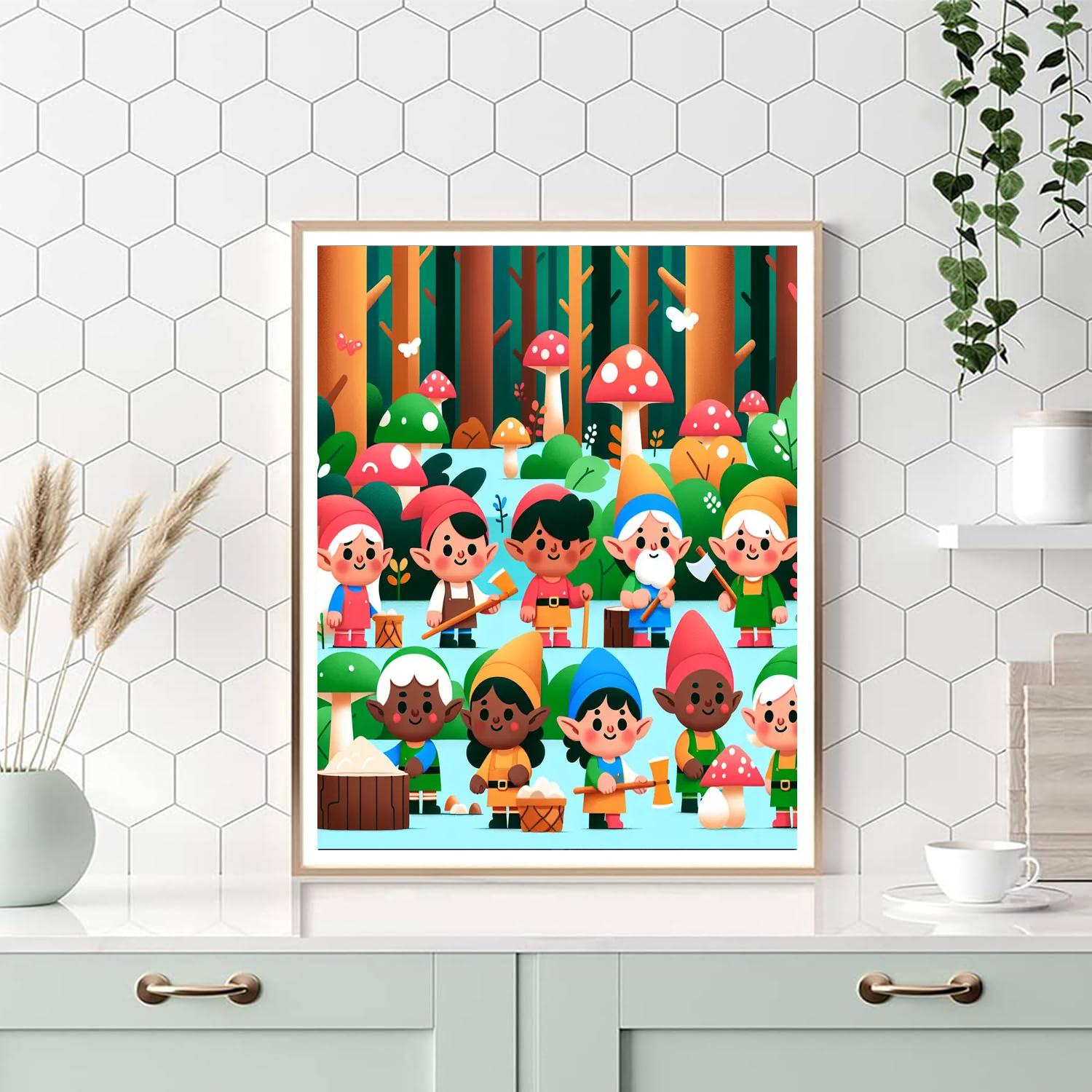 Enchanted Elves Numbered Painting Kits