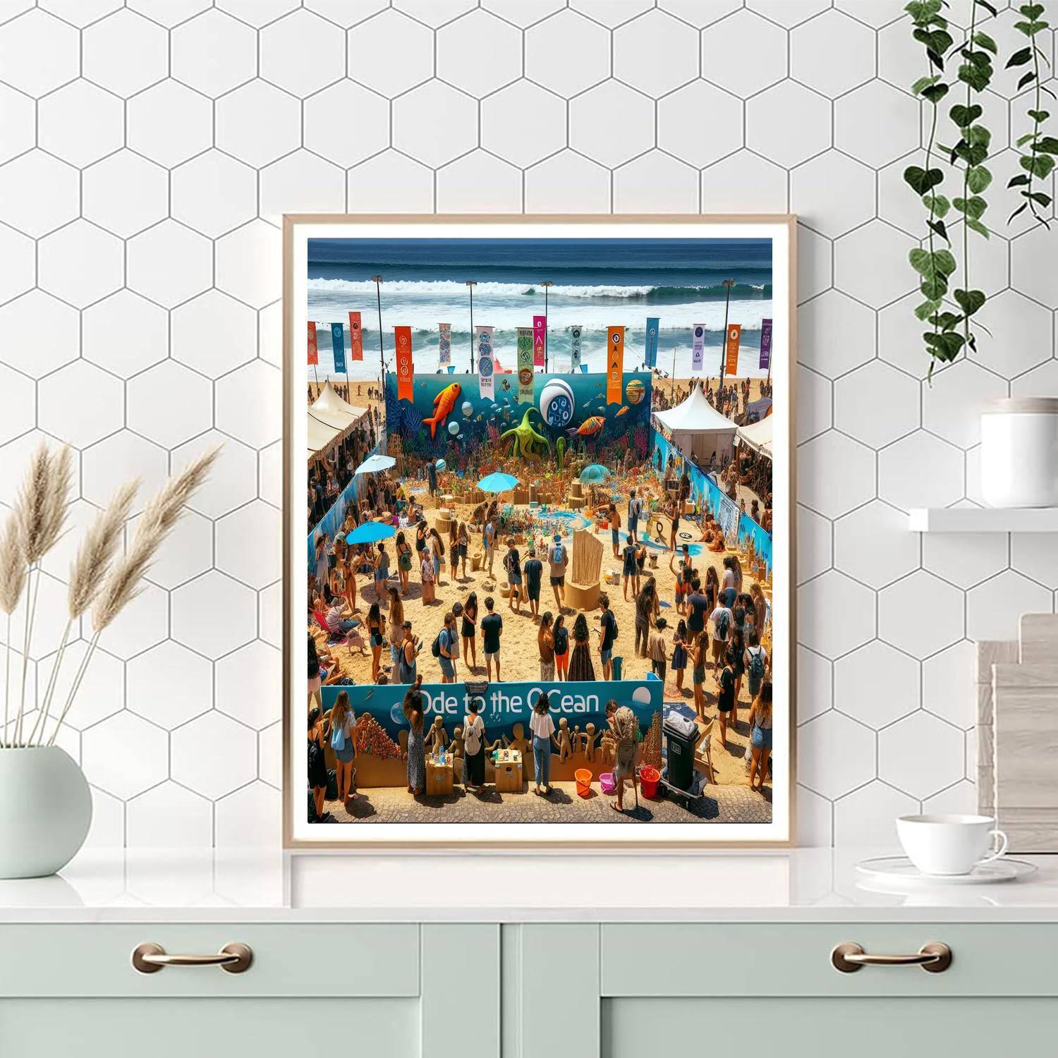 Ode To The Ocean DIY Paint By Numbers