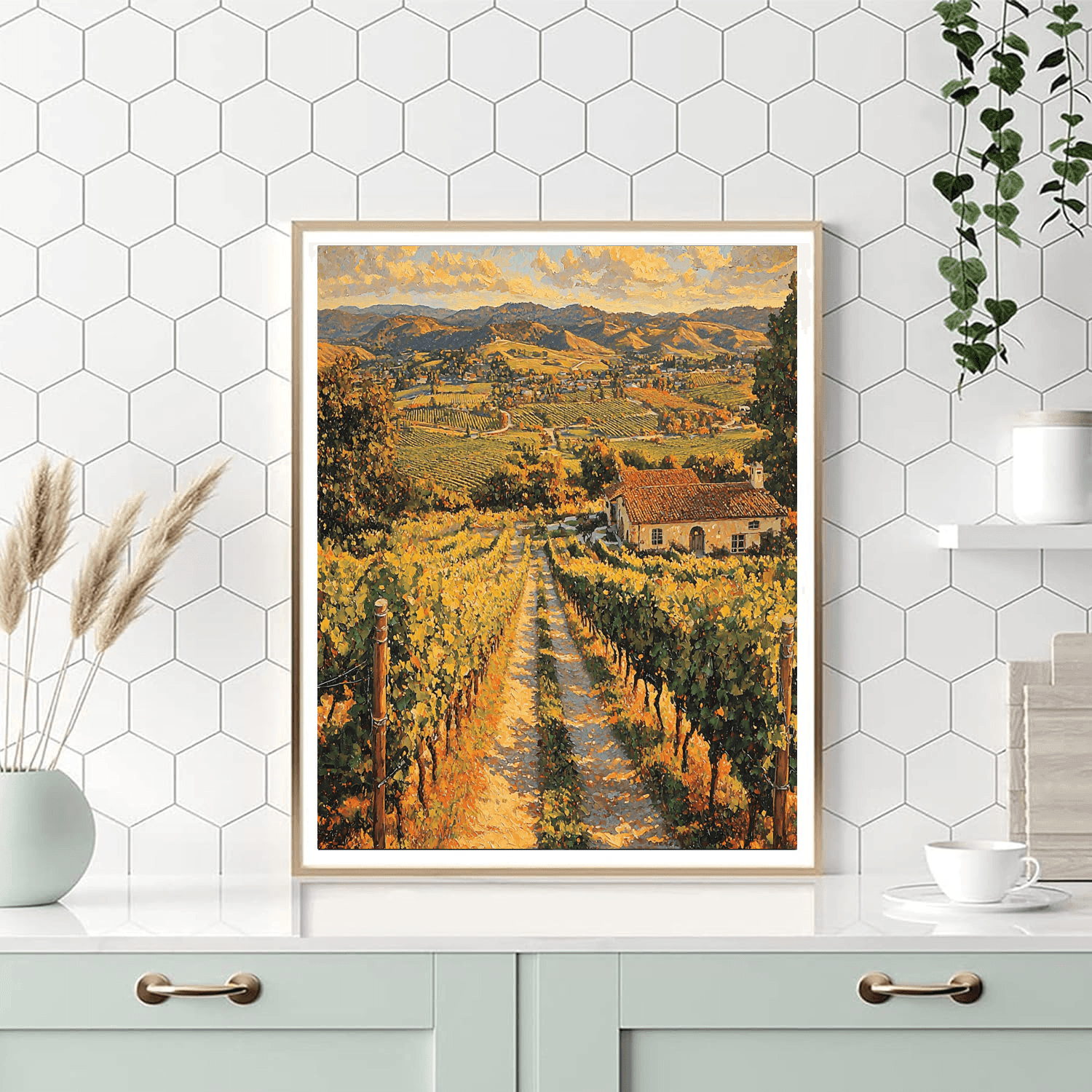 Napa Valley Vineyards - California Paint By Numbers