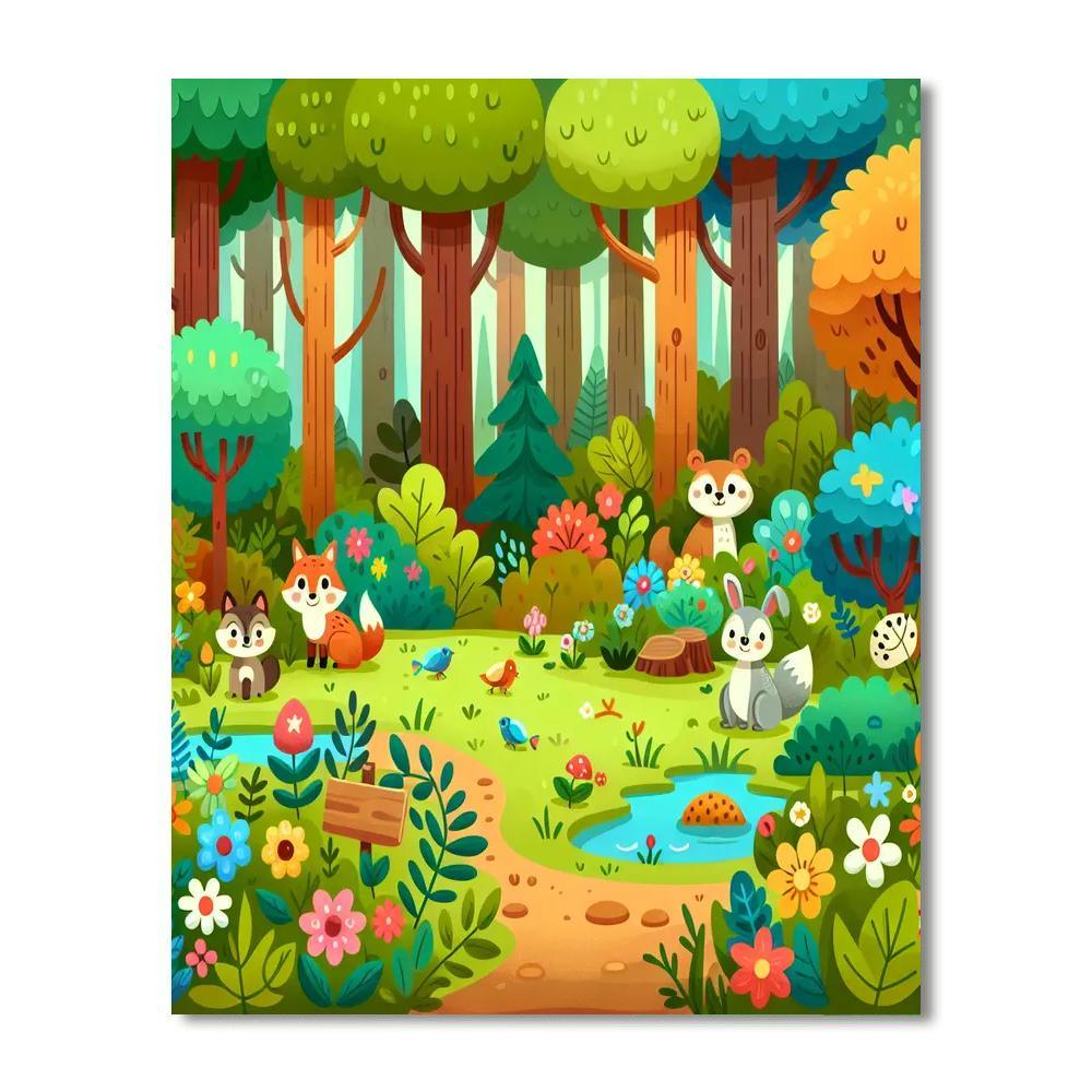 Nature's Secret Hideaway Paint By Numbers Kits