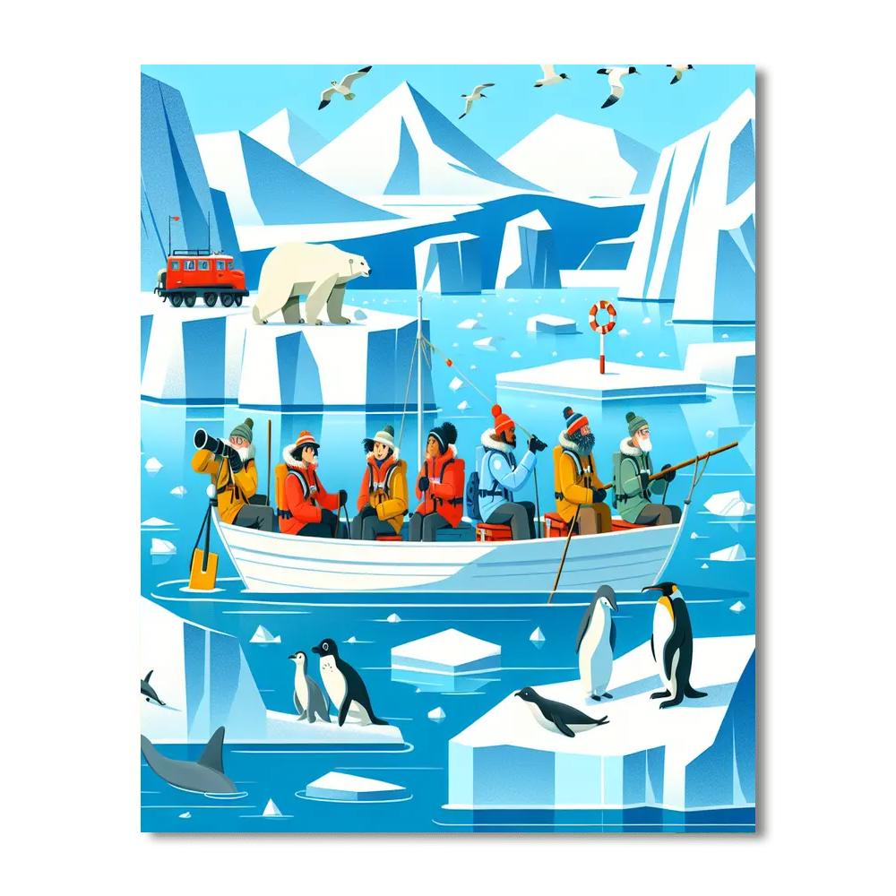 Iceberg Expedition Paint By Number