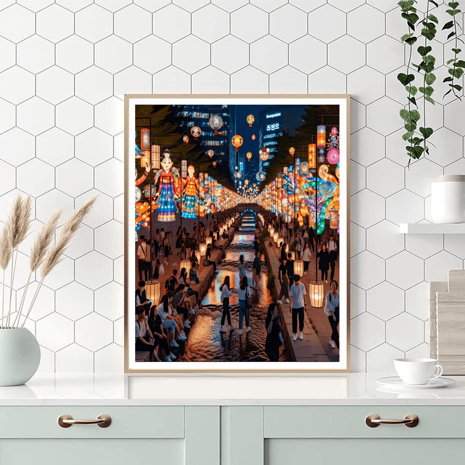 Seoul Lantern Festival - South Korea Paint By Number