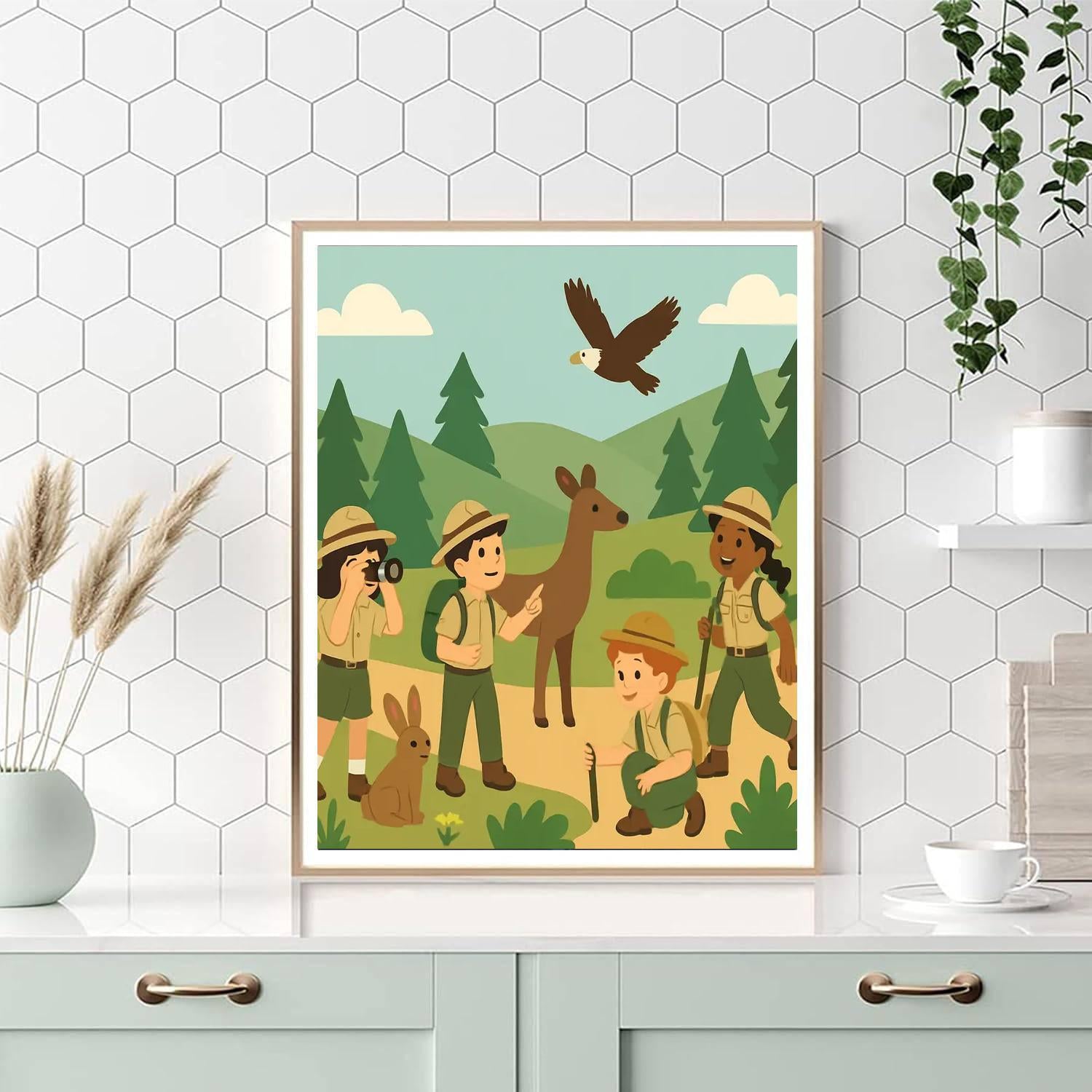 Wilderness Ranger's Journey DIY Paint By Numbers