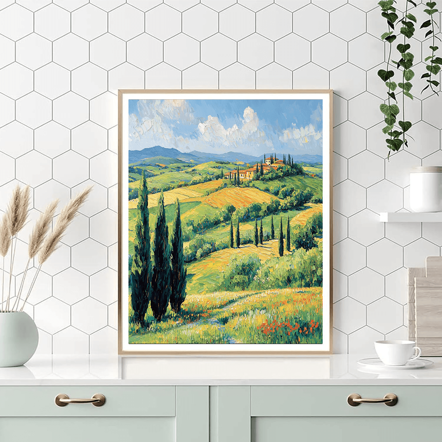 Claude Monet Inspired Timeless Tuscany  Paint By Numbers