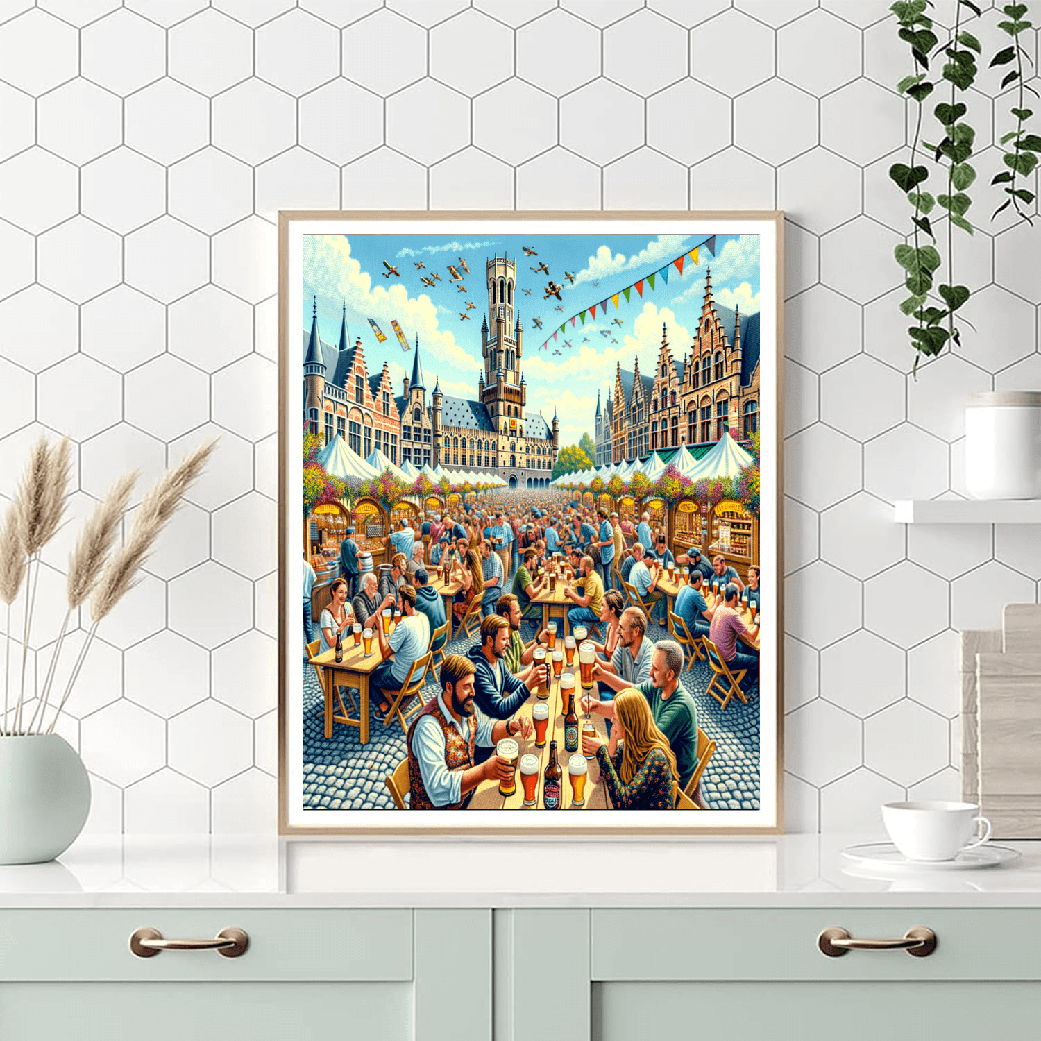 The Bruges Beer Festival Paint By Color