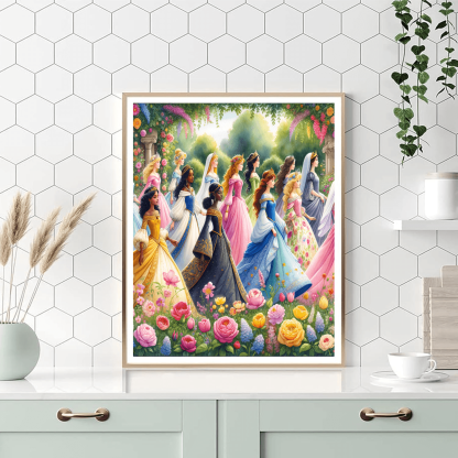 Royal Princesses Paint By Color