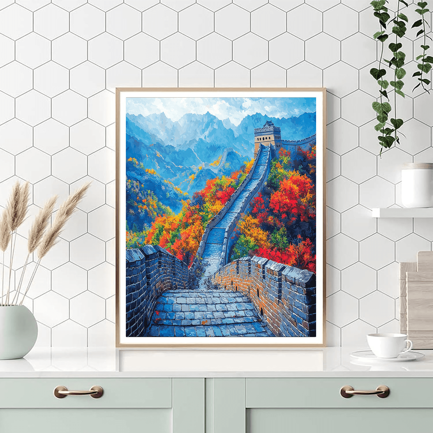 Mutianyu Great Wall - China Paint By Numbers