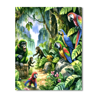 Jungle Quest Paint By Color