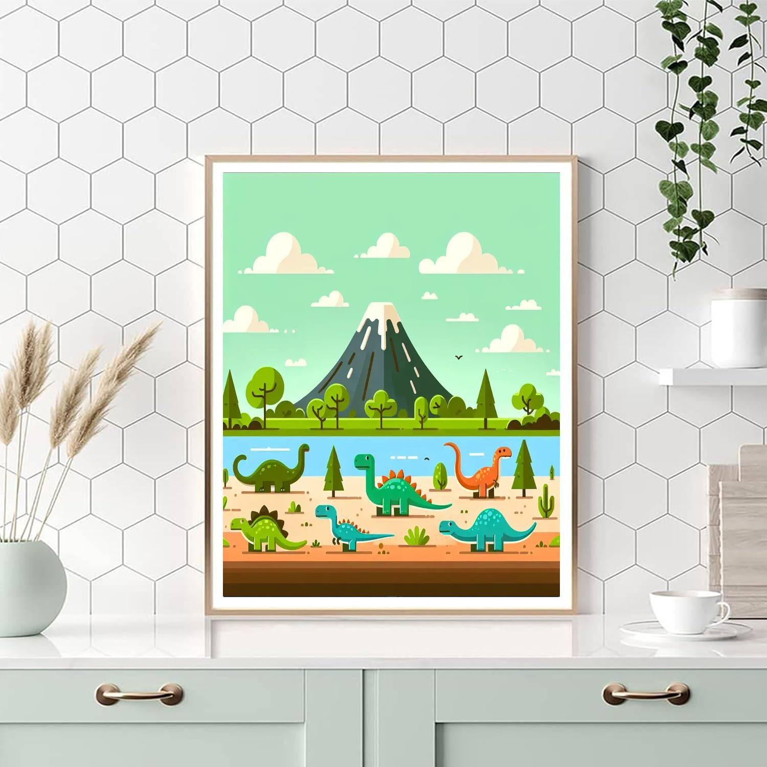 Dino Discovery Delight Paint By Numbers