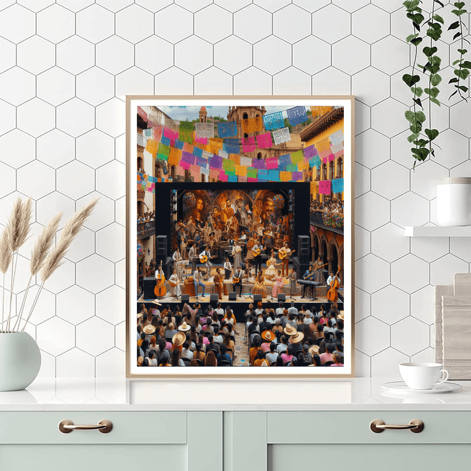 Festival Internacional De Cervantino - Guanajuato, Mexico Number Painting