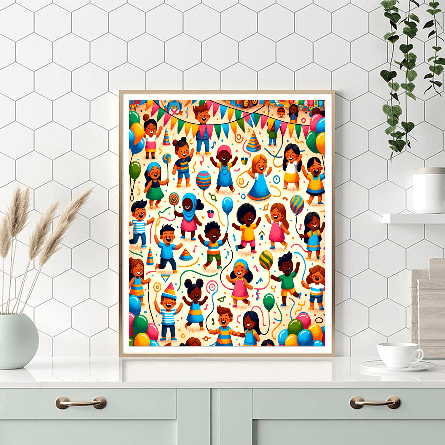 Joyful Festival Of Colors Paint By Number
