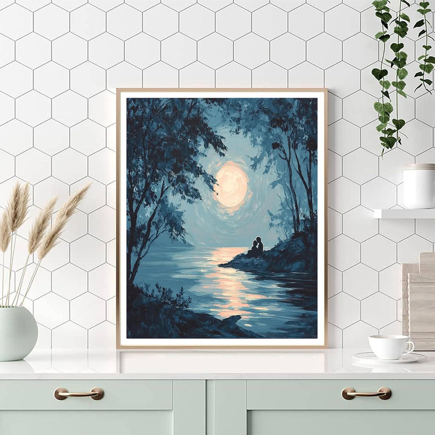 Lullaby Under The Moon Painting Number Kit