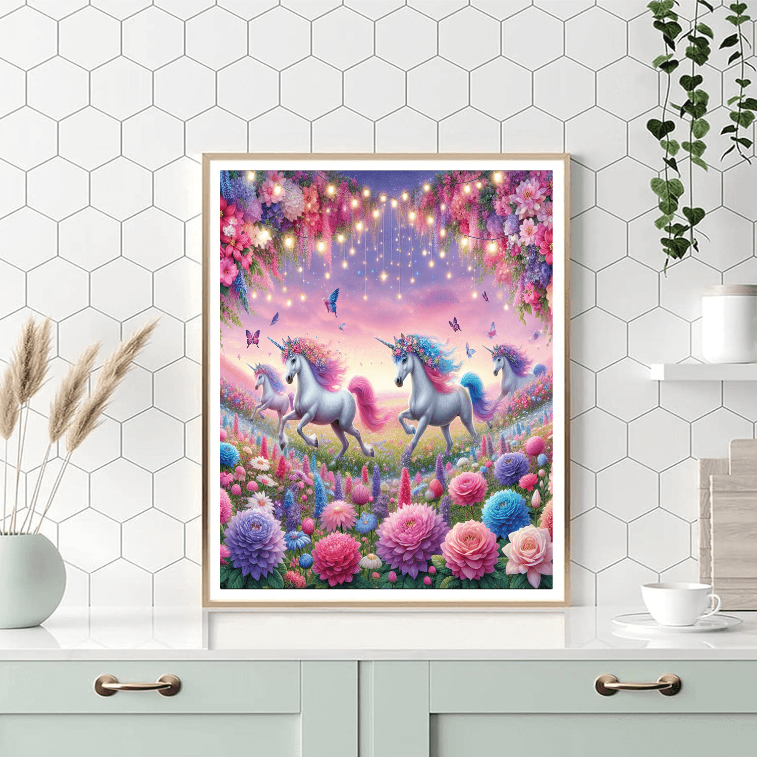 Whimsical Unicorn Parade Paint By Numbers