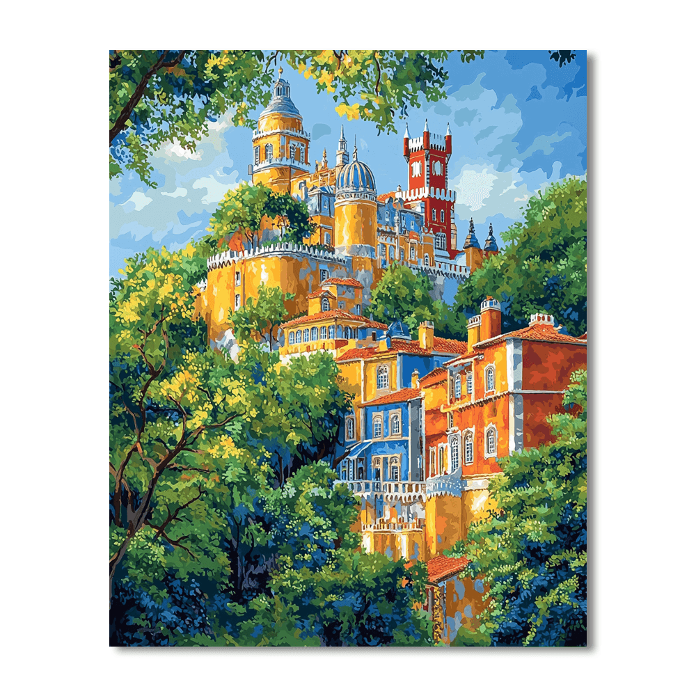 Sintra Palaces - Portugal Numbered Painting Kits