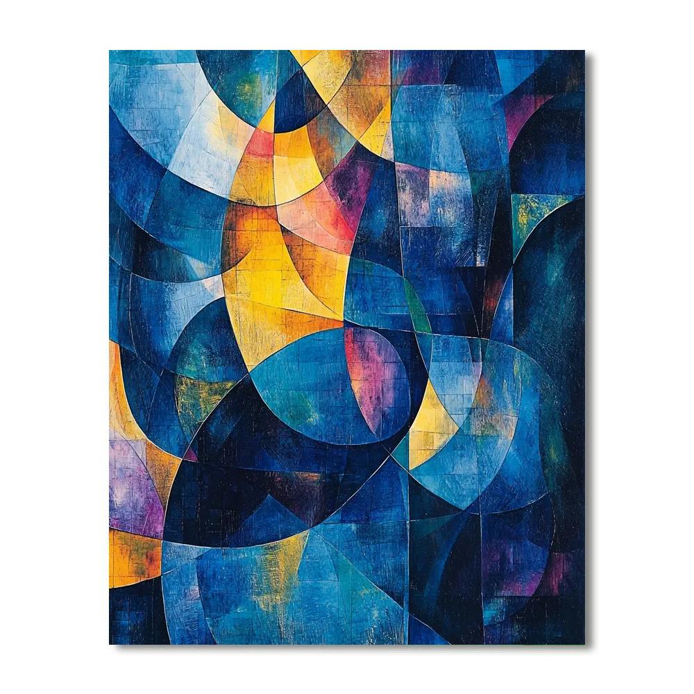 Paul Klee Inspired Rhythm Of Color  Numbered Painting Kits