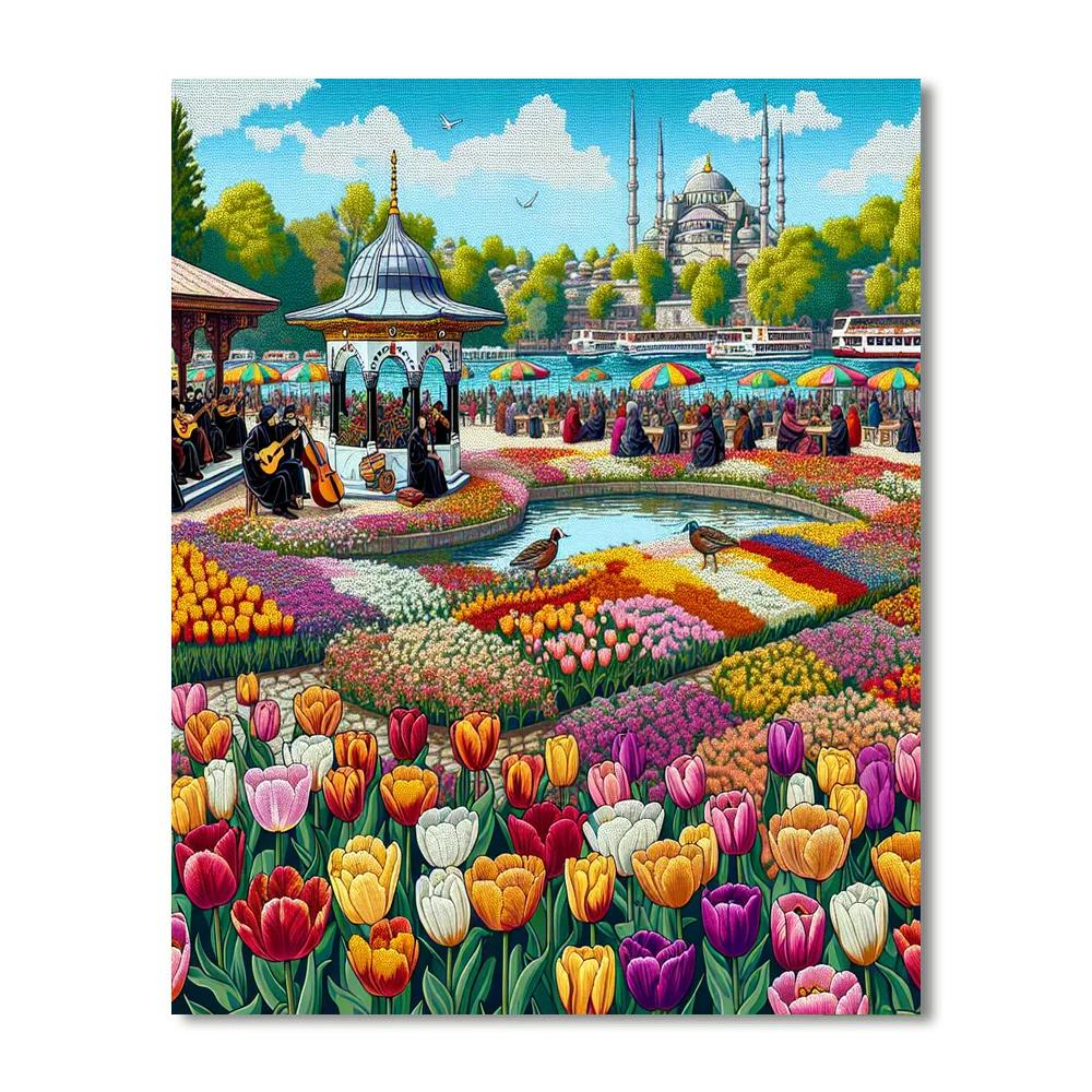 Tulip Festival - Turkey Paint By Numbers Kits