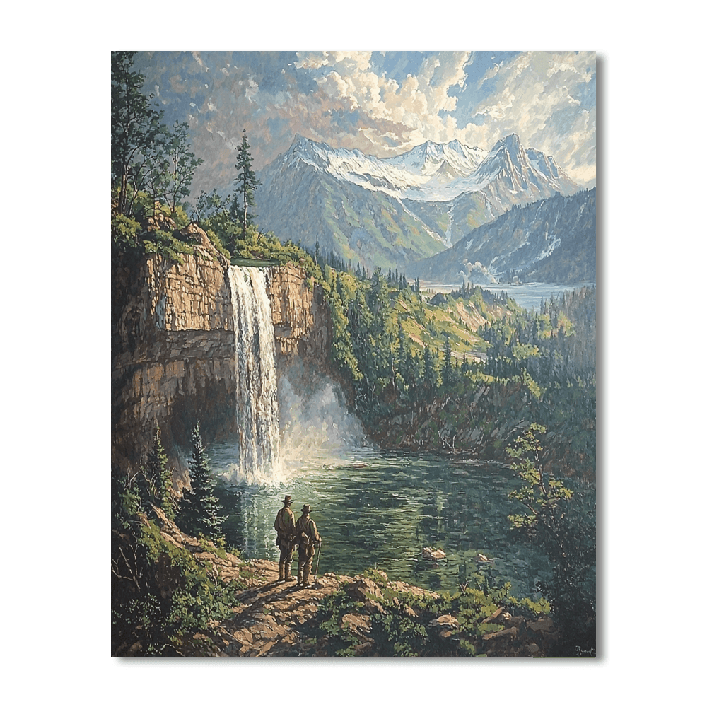 Cole Inspired Adventurous Spirits  Paint By Number