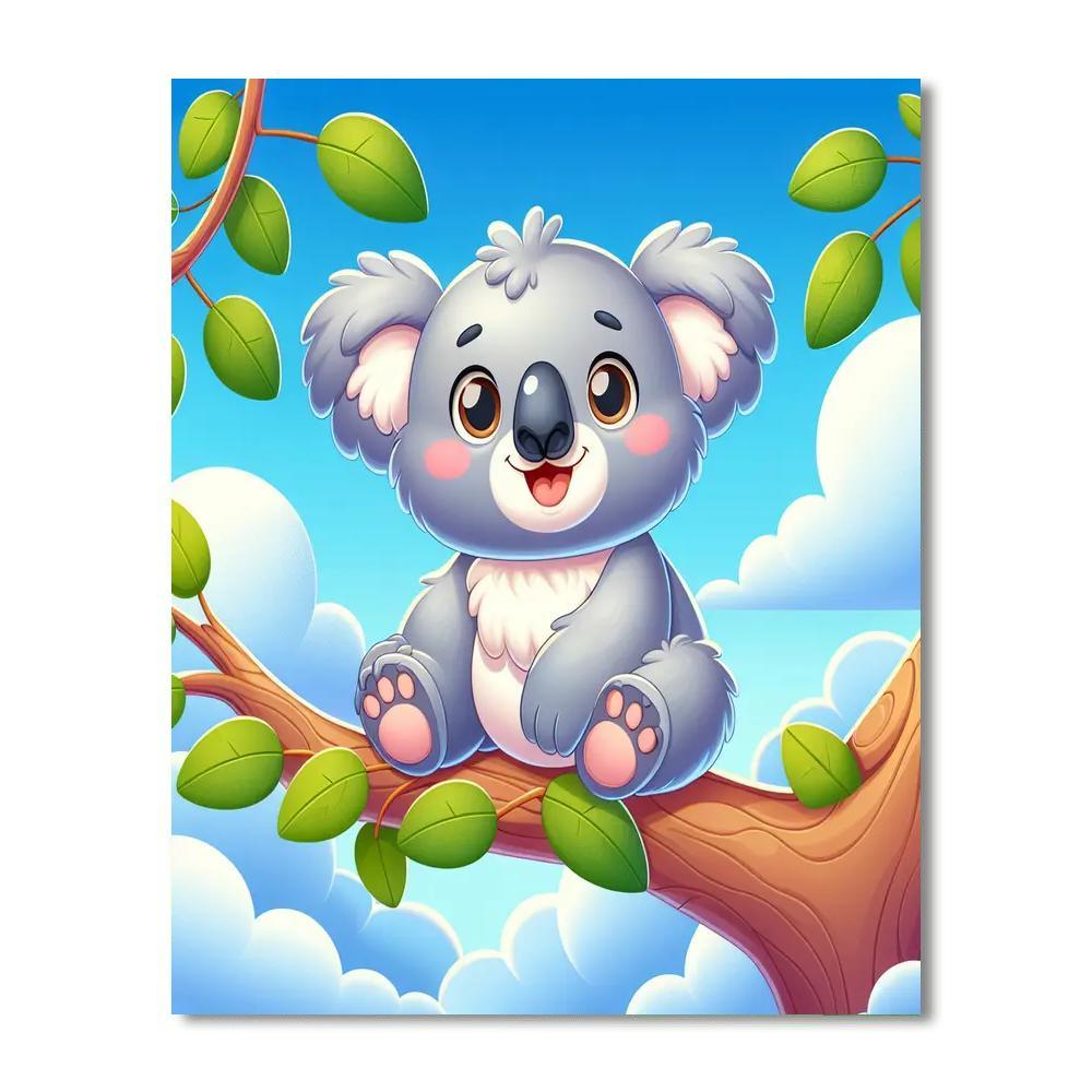 Cuddly Koala Adventure Paint By Color