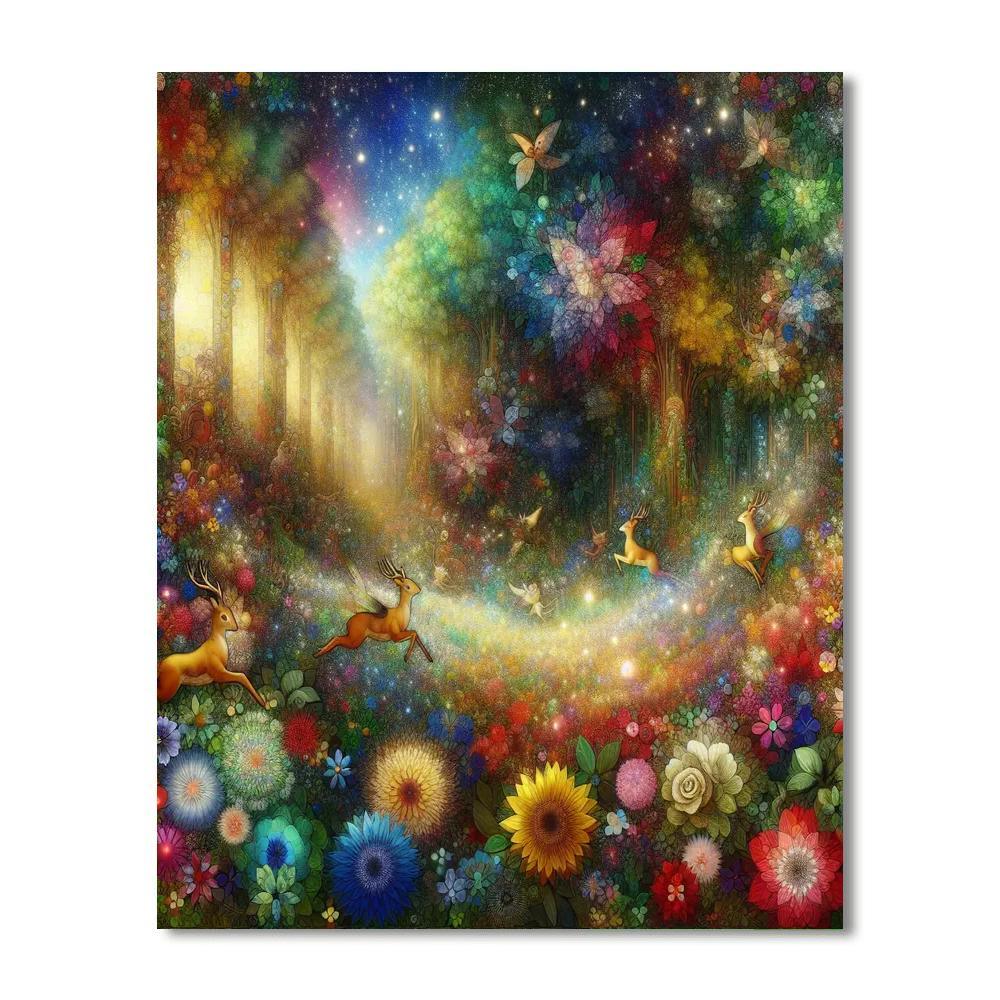 The Enchanted Woods Paint By Number