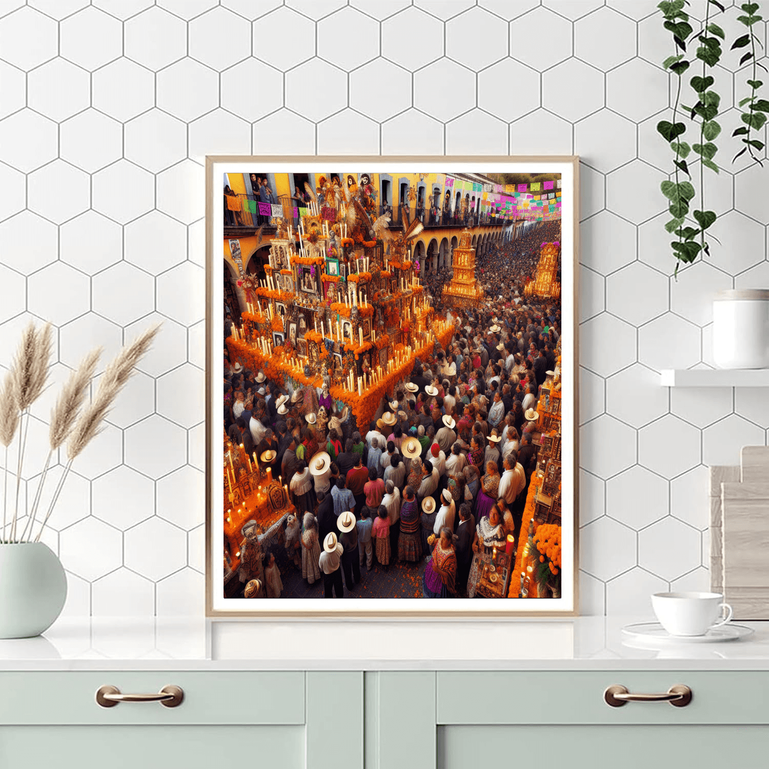 Oaxaca Day Of The Dead Festival - Oaxaca, Mexico Number Painting