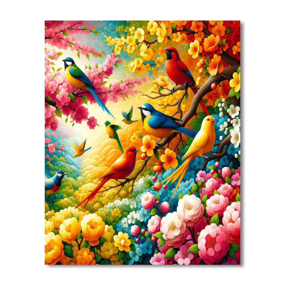 Birdsong Serenade DIY Paint By Numbers