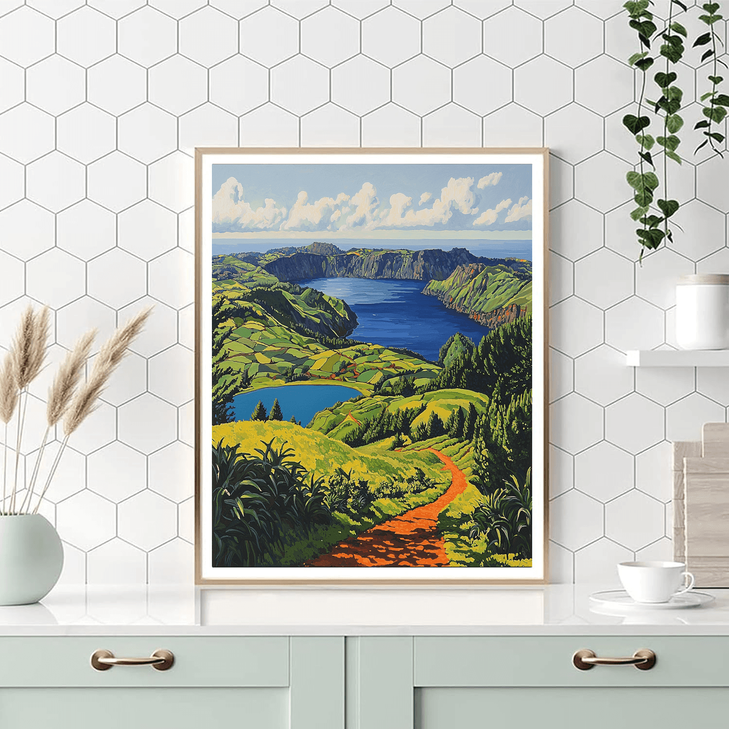 The Azores Number Painting