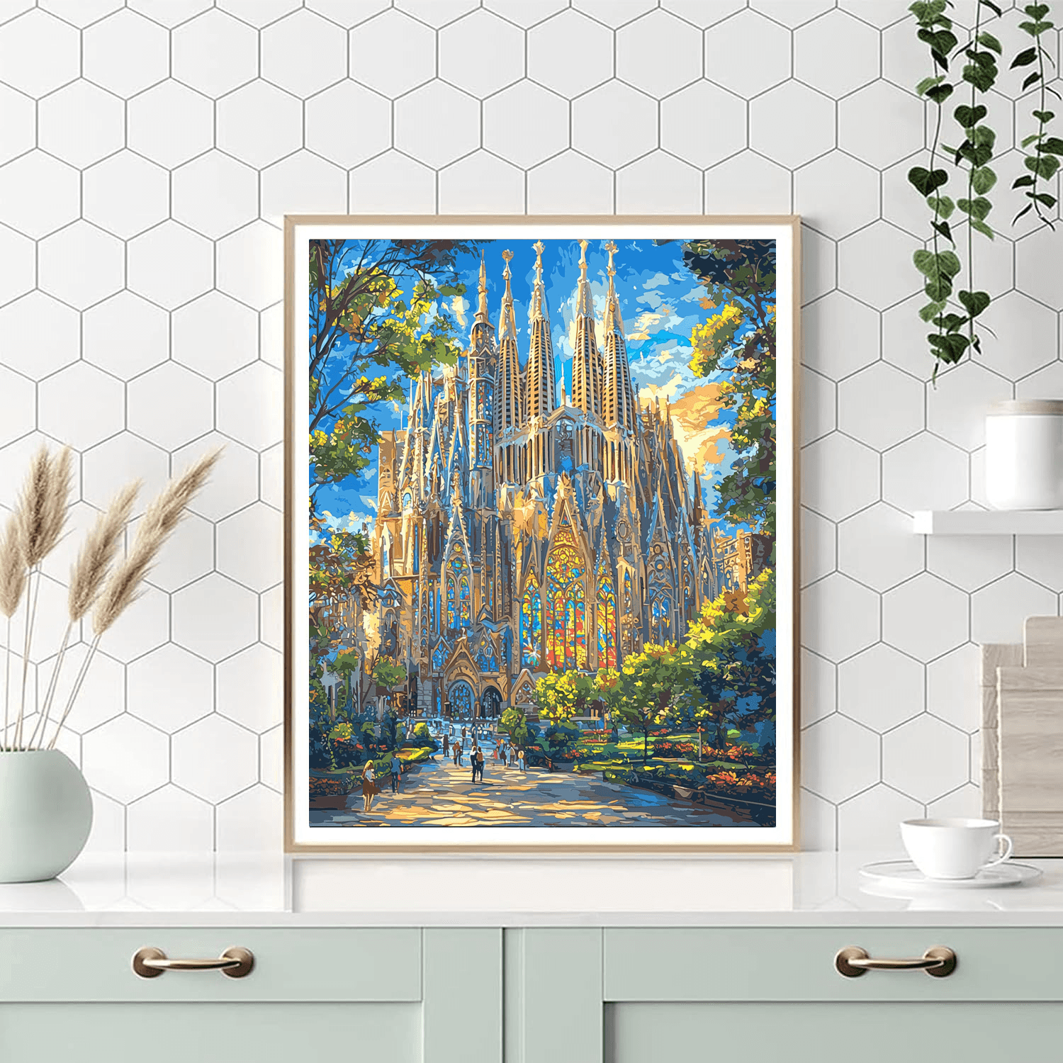 The Sagrada Familia Painting By Numbers Kit