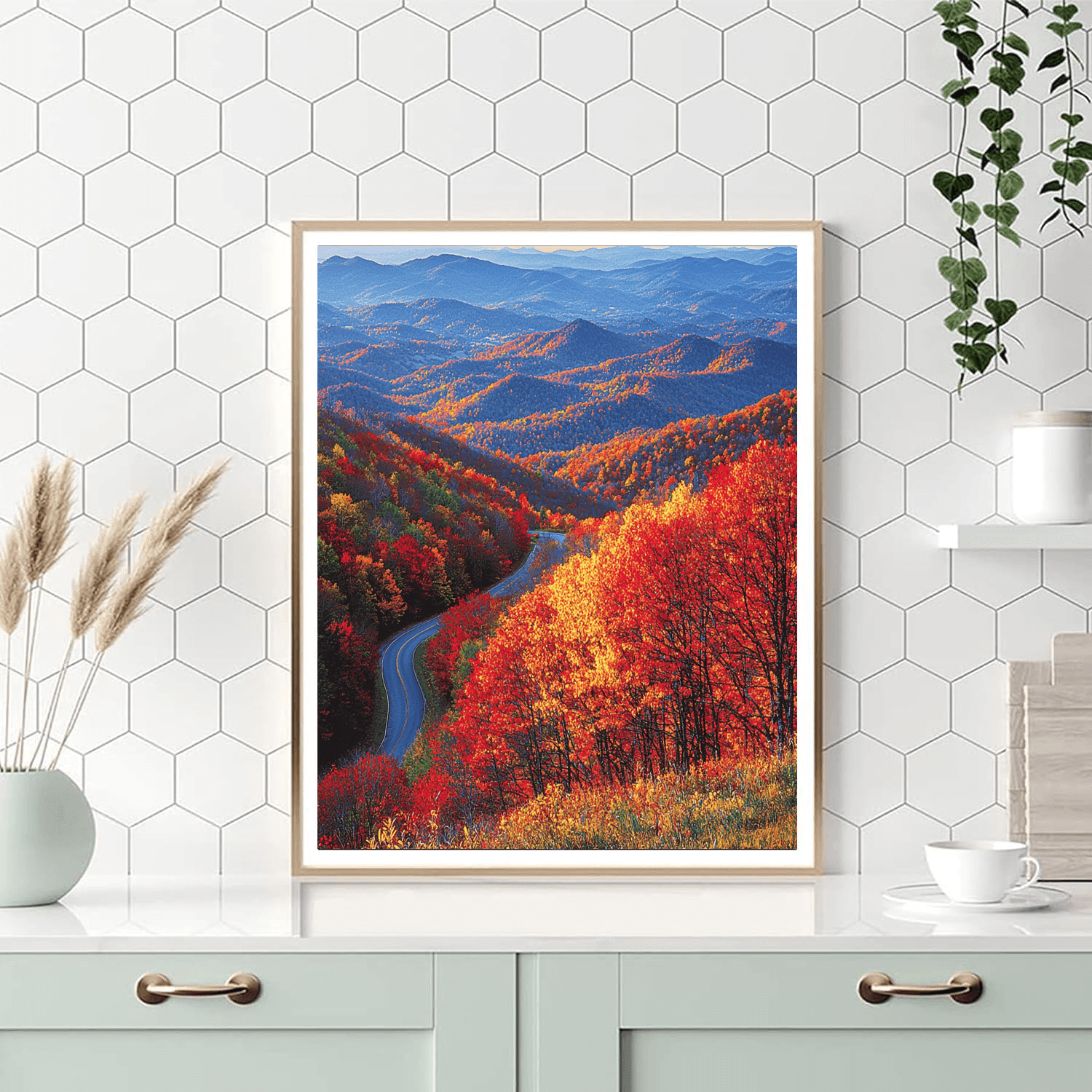The Blue Ridge Parkway DIY Paint By Numbers