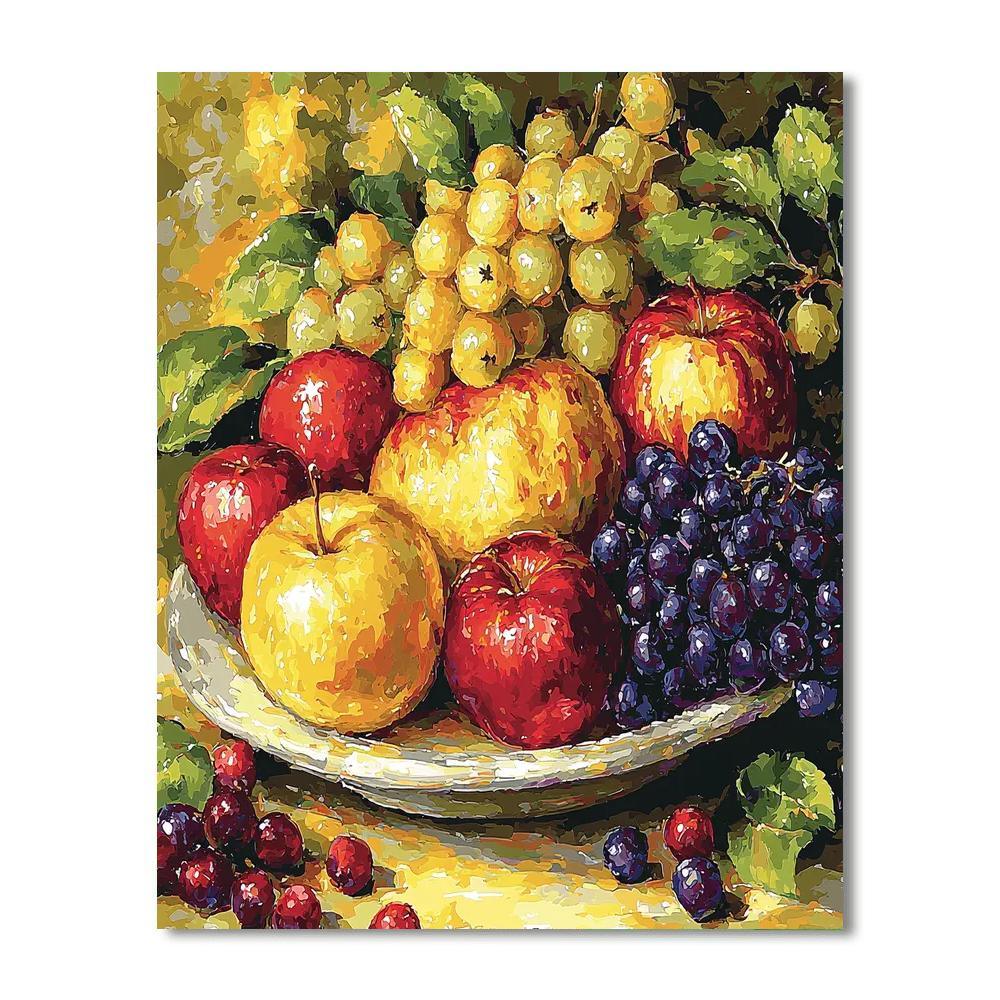 Paul Cézanne Inspired Joyful Fruits  Paint By Number