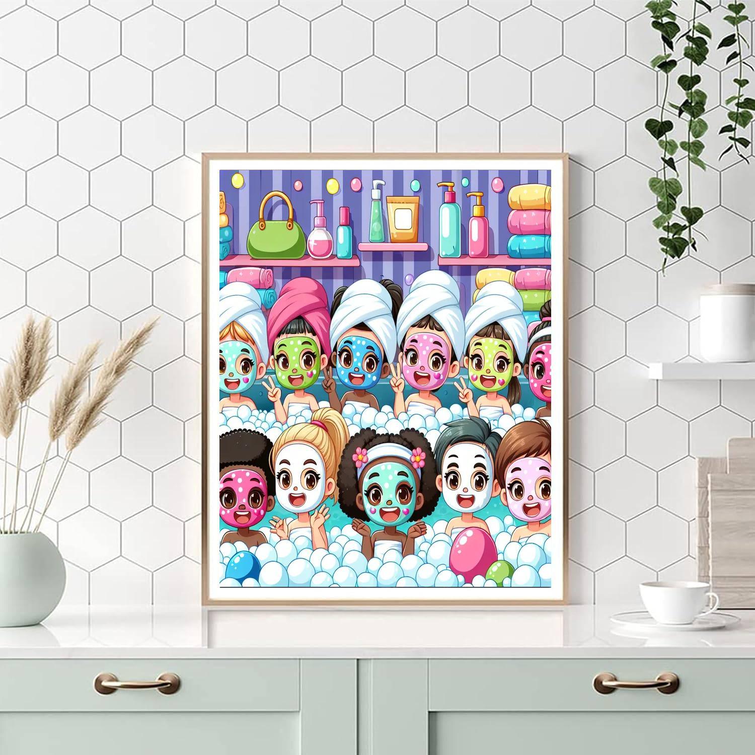 Bubbly Spa Day Numbered Painting Kits
