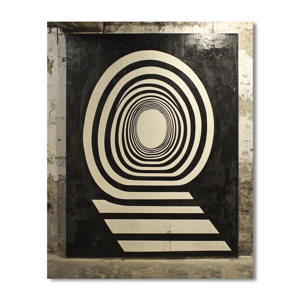 M.C. Escher Inspired Infinite Steps Wall Art  Paint By Number