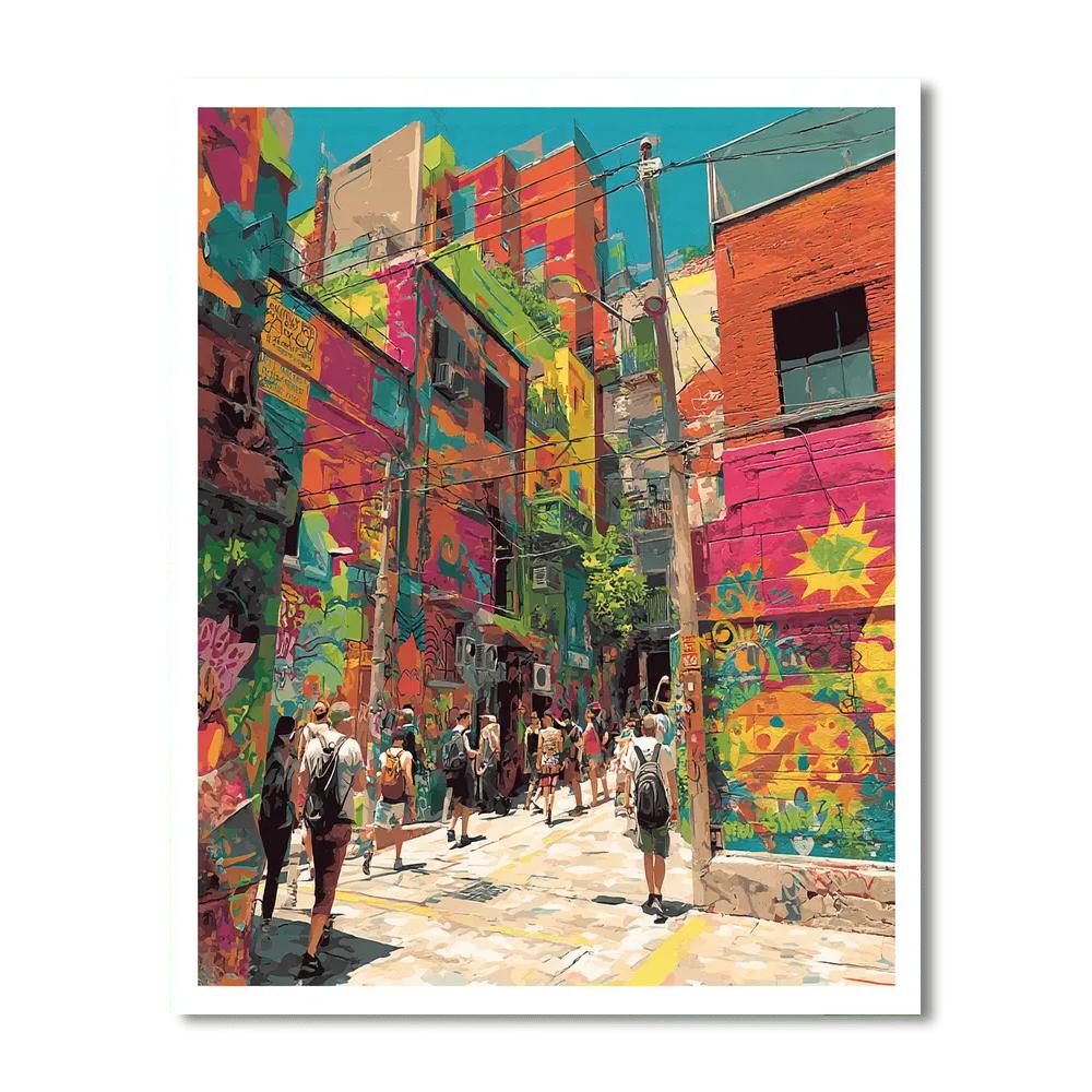 Street Art Tour - Buenos Aires DIY Paint By Numbers