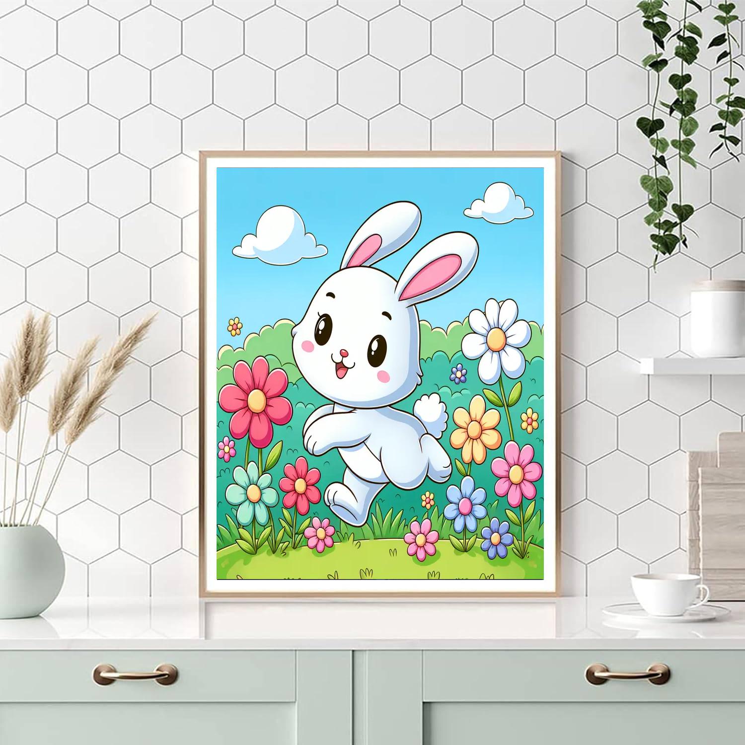 Playful Bunny Paint By Number